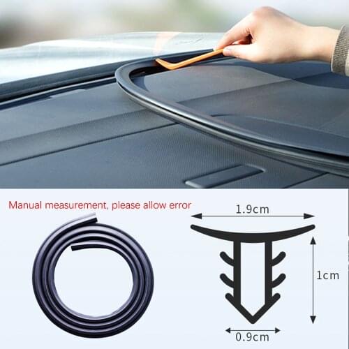 Car Stickers Dashboard Sealing Strip Sound Insulation Rubber Strip For Toyota BMW Audi KIA LADA Interior Car-Styling Accessories