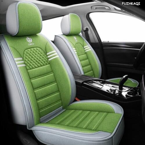FUZHKAQI flax car seat covers For volvo v50 v40 c30 xc90 xc60 s80 s60 s40 v70 auto accessories seat covers cars for vehicle