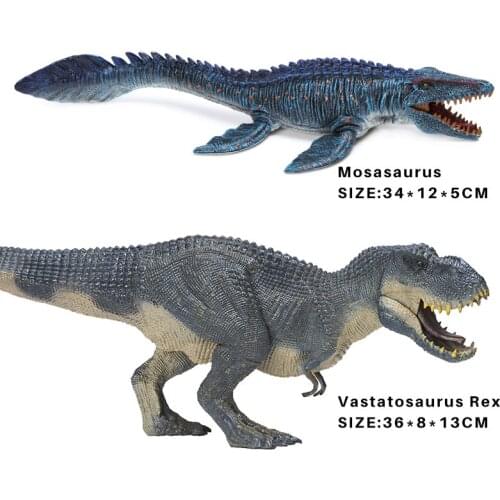 Prehistoric Jurassic Indominus Rex Action Figures Mouth Savage World Animals Model PVC High Quality Toy Tyrannosaurus Mosasaur