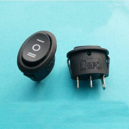 Ellipse Rocker switch Electric kettle power switch copper 3 feet 3 gear for torch 10pcs