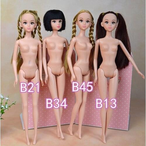 Kids Toy Girl Present 5 Moveable Joints 1/6 Doll Kids Toy Naked Body With Head For 1:6 BJD Dollhouse Christmas Gift