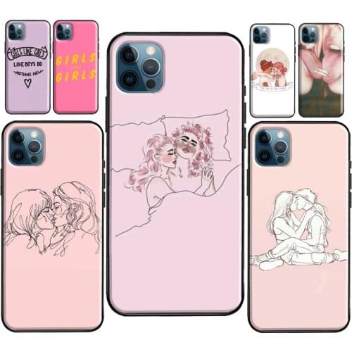 Girls Like Girls Lesbian LGBT Case For iPhone 12 Pro Max mini XR X XS 6S 7 8 Plus SE 2020 For iPhone 11 Pro Max Coque