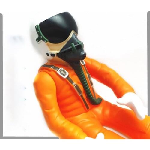 Mini Collectors Edition Static Toy Jet Plane Pilot With Helmet Model Figure Friends Birthday Holiday Gifts