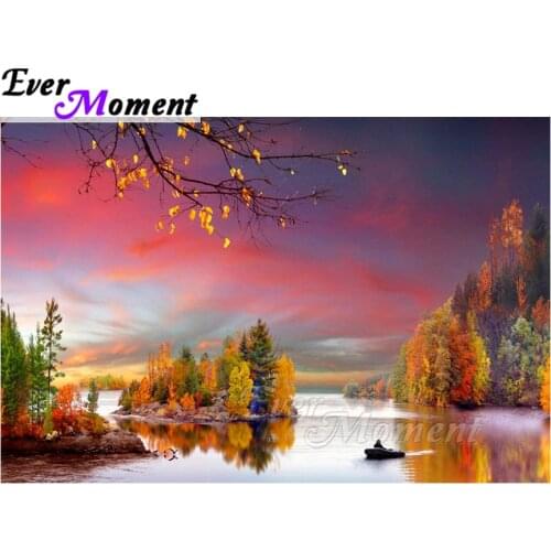 Ever Moment Diamond Painting Decoration For Home Tree Picture Of Rhinestone Mosaic Diamond Embroidery Cross Stitch ASF1472