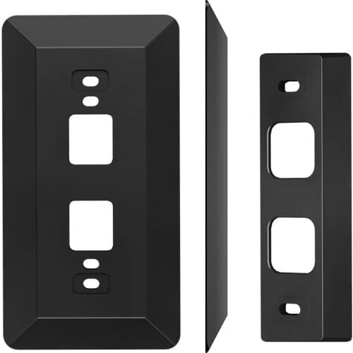 Wall Plate Come with L35°/R35 ° Wedge Compatible With Eufy Battery Video Doorbell 2K HD Resolution (Battery -Powerd)