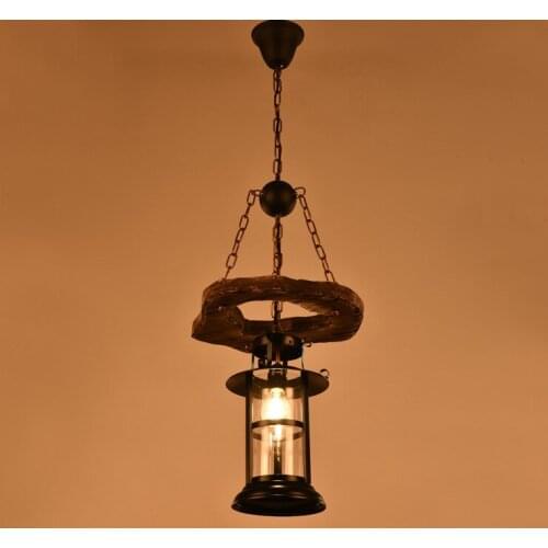 Nordic Black Rust Industrial Pendant Light Fixture E27 Holder Loft Hanging Iron Lamp shade Home Attic Suspension Luminaire