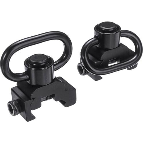 2pcs 20mm Quick Release Detach QD Sling Swivel Attachment Point Rail Mount Adapter Clip Accessories