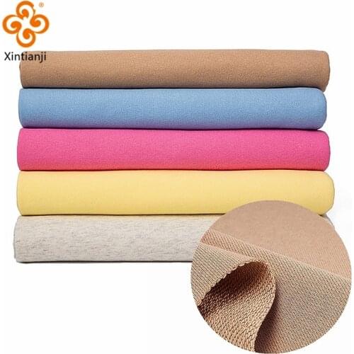 Heavy Weight Fleece Cotton Hoodie Sewing Fabric For DIY Coat In Winter 50*180cm/Piece F302535
