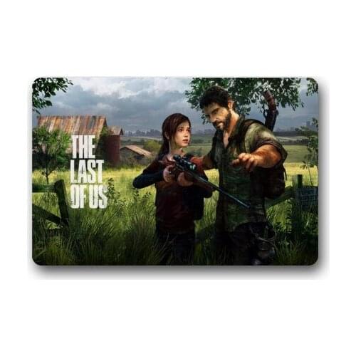 Custom Doormat Last Of Us Cushion The Last Of Us Carpet Game Mats Bathroom Rugs Kids Christmas Bedroom Decoration #D-214