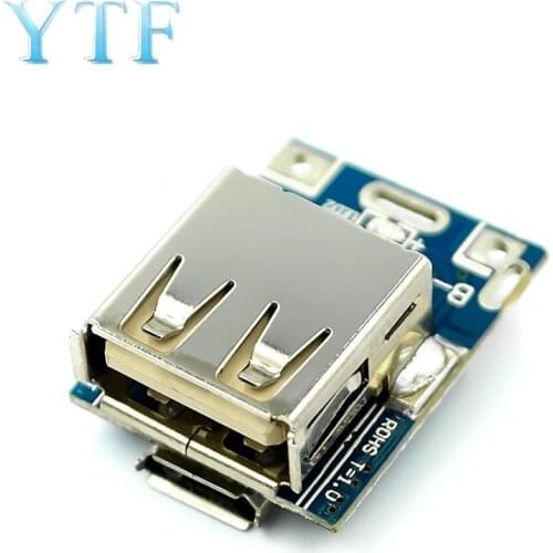 5V Boost Step Up Power Module Lithium LiPo Battery Charging Protection Board LED Display USB for DIY Charger 134N3P Program