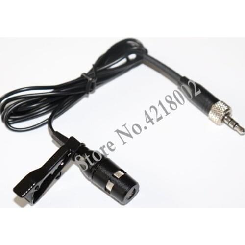 Pro Hypercardioid Lavalier Lapel Clip-on Microphone For Sennheiser SK100 SK300 SK500 G1 G2 G3 (3.5mm 1/8" Screw Locking)