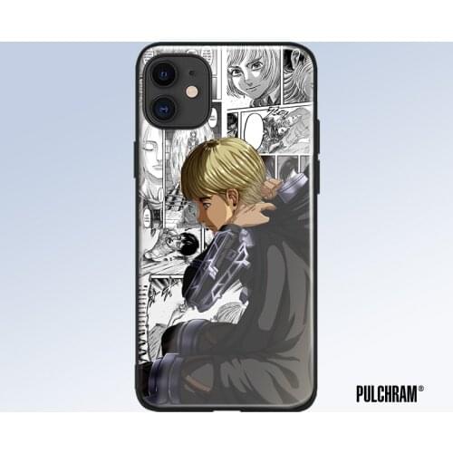 Shingeki no kyojin armin alert Tempered Glass Soft Silicone Phone Case Cover Shell For iPhone SE 6s 7 8 Plus X XR XS 11 Pro Max
