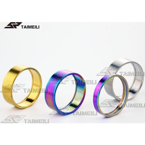 TAIMEILI Titanium alloy washer bicycle wrist set front fork gasket 5mm 10 mm 1PCS