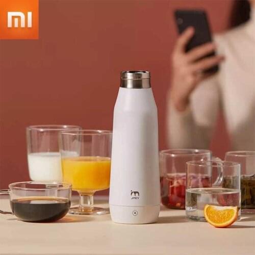 Xiaomi JMEY Smart Thermos Bottle Water Electric Heating Cup Portable Insulation Mug Car Electric Cup Travel Kettle Water Heater