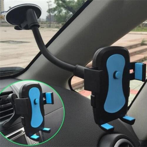 Universal Car Phone Holder Mobile Phone Holder Lazy Person Windshield Suction Cup Holder Flexible Rotating For All Phones stand