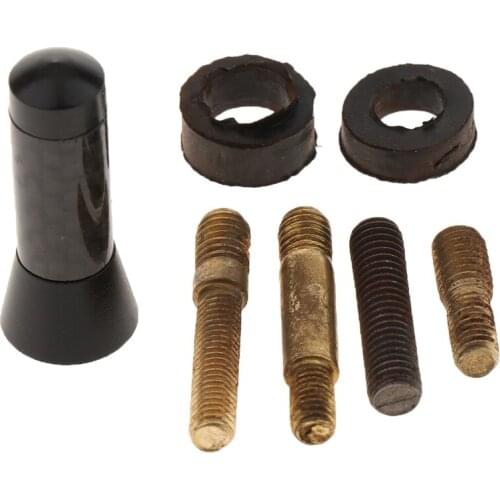 1.4" Stubby Carbon Fiber Car Roof Radio AM FM Signal Antenna Aerial