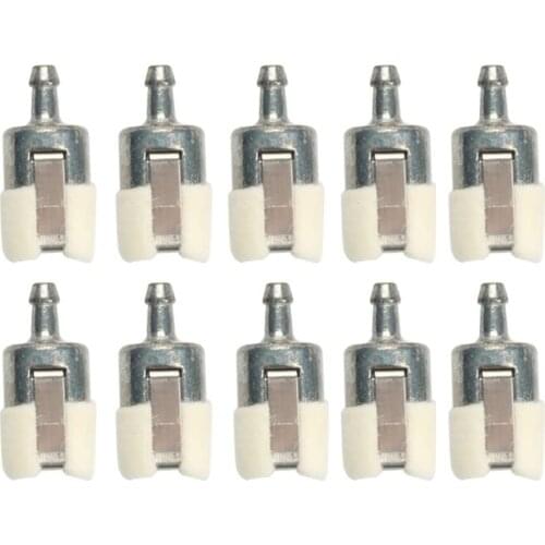10pcs Fuel Filter For Walbro 125-527-1 Stihl FC75 FS85 Robin 3112 Shindaiwa T230 T231 String Trimmer Edger Backpack Blower