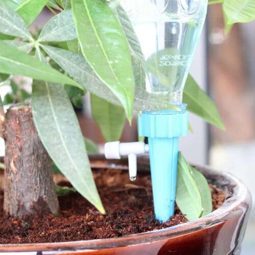 12Pcs auto Watering Kits Seepage Spike Adjustable Waterers For Plants Flower Indoor Household Bottle Drip Irrigation