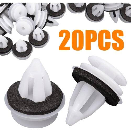 20pcs/set Plastic Front Rear Door Card Panel Fascia Lining Trim Clip 51418224768 51410407984 Car Accessories For BMW