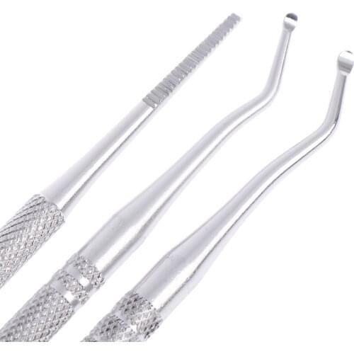 3pcs Toe Nail Care Hook Ingrown Double Ended Ingrown Lifter File Manicure Pedicure Toenails Clean Foot Care Tool Toe Correction