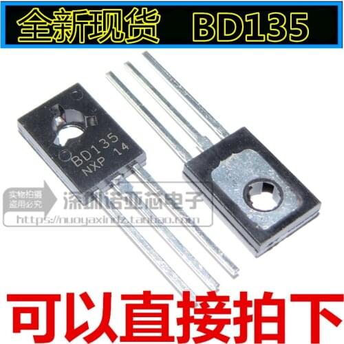 50PCS BD135 + BD136 each 25PCS Transistor TO-126 PNP NPN Epitaxial Triode Transistor