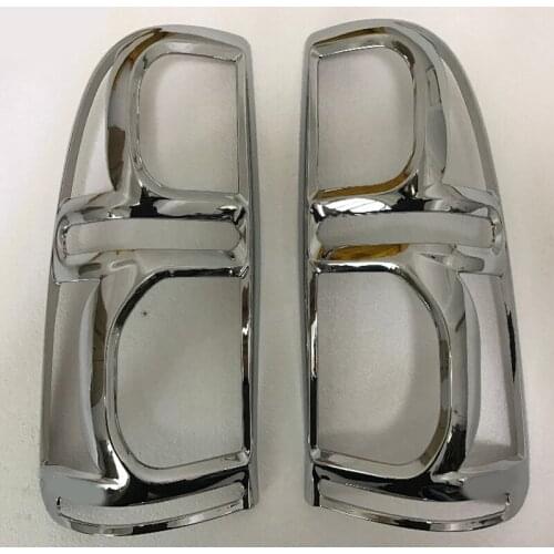 For Toyota hilux accessories ABS chrome design rear lamp cover fit for toyota hilux vigo 2012-2014 tail light casing car parts