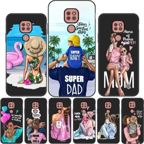 For Moto G9 Plus G Play 2021 Case Super Mom Boy Boby Phone Case For Motorola Moto G Stylus 2021 E7 Power Edge S G30 G10 Covers