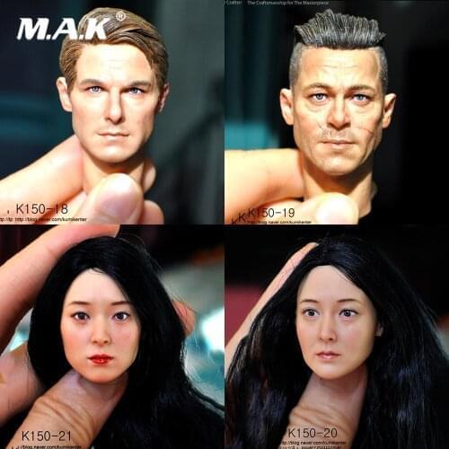 KUMIK 1:6 K150-18 K150-19 K150-20 K150-21 Tom Cruise Brad Pitt Head Sculpt for 12"action figures body model toys collections