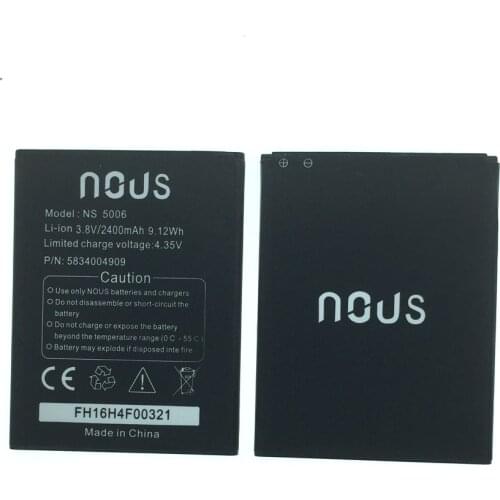 Original 2400mAh NS5006 Battery for Nous NS 5006 NS5006 Smartphone Battery+Tracking Number