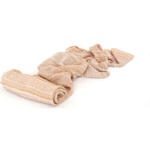 Beige Baby Swaddle Wrap Vintage Baby Photo Prop Layer Posing Fabric Textured Infant Wrap Baby Shower Gift