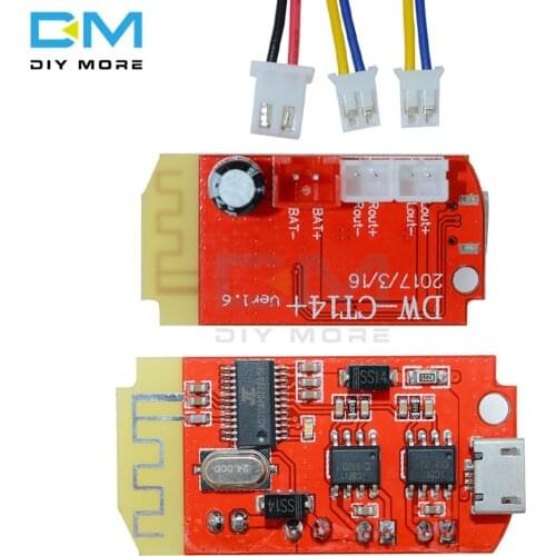 Micro USB DC 3.7V 5V 3W Digital Audio Amplifier Board Double Dual Plate DIY Bluetooth Speaker Modification Sound Music Module