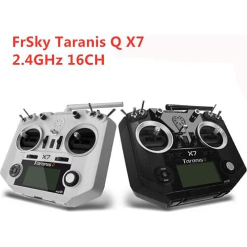 FrSky ACCST Taranis Q X7 2.4G 16CH Mode 2 Transmitter Remote Controller White Black International Version