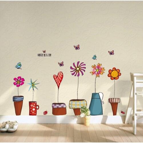 Quchekit Cartoon Wall Stickers