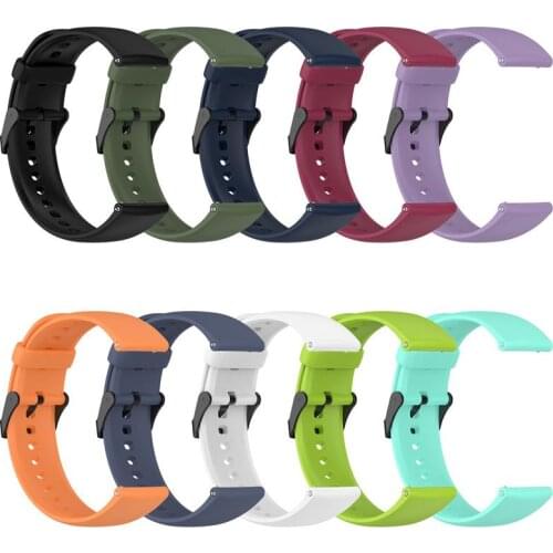 20mm/22mm Huawei watch GT 2/2e/pro strap For Samsung Gear S3 frontier Silicone bracelet Galaxy watch 3/46mm/42mm/Active 2 band