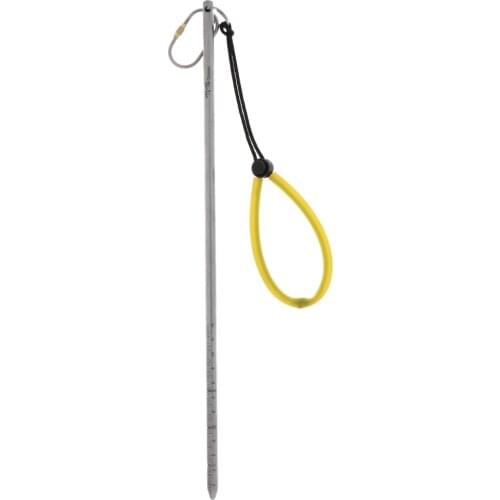 Titanium alloy reef stick - diver pointer with wrist strap and carabiner
