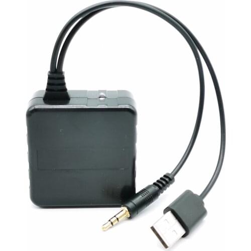 Universal Car Wireless A2DP Bluetooth Module Receiver Cable Adapter 3.5MM Jack AUX USB Interface Audio Input