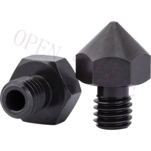 High temperature Hardened Steel Ultimaker Nozzles 2.85MM/3.0 for PEI PEEK or Carbon fiber for Ultimaker 3D printer
