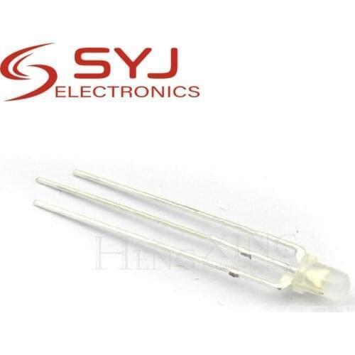 1pcs/lot 3mm LED light tube color red/green F3 dual colors light-emitting diode red/green common anode