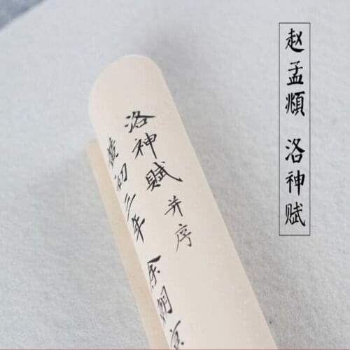 10pc Retro Xuan Paper Calligraphy Luo Shen Fu Zhao Mengfu Xiao Kai Copy Miaohong Calligraphy Beginner Calligraphy paper