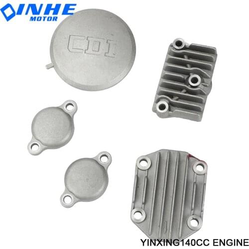 125cc 140cc Air Cooler Style Cylinder Head Cover Kit For YinXiang YX125 140 150 1P56FMJ Horizontal Engine Dirt Pit Bike Atv