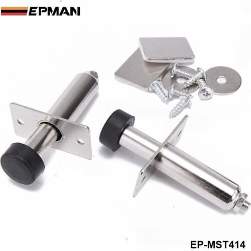 2Pcs/Set Stainless Chrome Door Poppers Trunk Popper Street Rod For BMW E30 3-Series EP-MST414