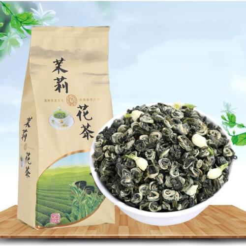 2020/2021 Jasmine Green Pi Luo Chun Chinese Tea Loose Leaf Dried Flower Green Chinese Tea Chinese Tea Floral Scent 250g