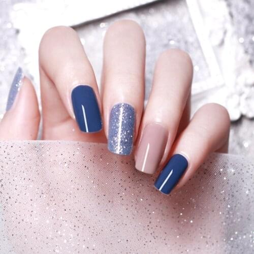 20pcs New Colorful Series Nail sticker Full waterproof Non-toxic French Nail Transfer Stickers Manicure Nail Art Decoration Tool