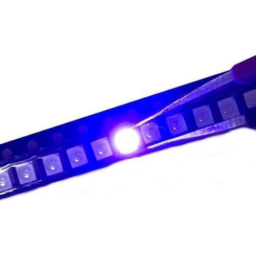 4000PCS SMD led diode 3528/1210 purple/uv smd/smt plcc-2 high quality ultra bright light-emitting diodes