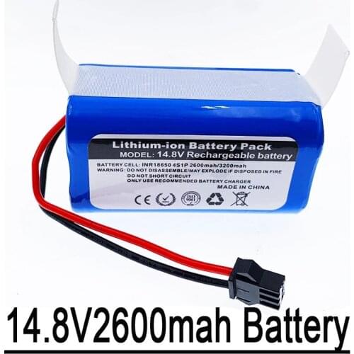 Robot Vacuum Cleaner Battery For Conga Excellence Nessuah Brokerage 990-14.4V / 2600Ah Ecovacs Deebot N79S DN622