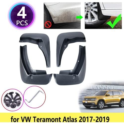 Mudguards Mudflap Fender Mud Flaps Guards Muddy Baffle Splash Car Accessories for VW Volkswagen Teramont Atlas 2017 2018 2019