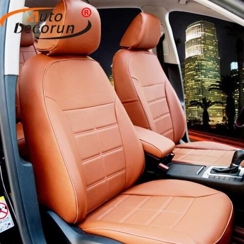 AutoDecorun Custom PU leather car seat cushion covers for MG5 seats cover sets cars accessories cushion covers supports protect