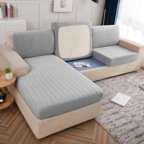 Plaid Corner Sofa Seat Cover for Living Room Modern Elastic Armchairs Big Sofa Cushion Slipcover 1 2 3seater Chaise Cover Lounge