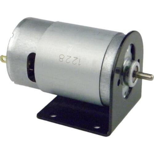 CHANCS DC Motor 555 for Electrical Tools DIY Low Noise Brushed With Mounting Base Cutting Machine Fixed Mount