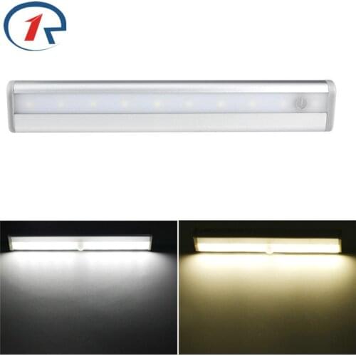 ZjRight Energy saving 10 LED Light cabinet lamp Kitchen bedroom Wardrobe toilet wall lamp study balcony indoor Stair night light